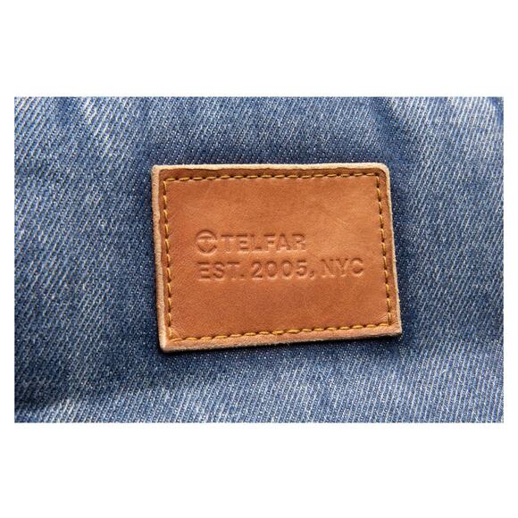 Medium Denim Shopper - Blue - Picture 2 of 3